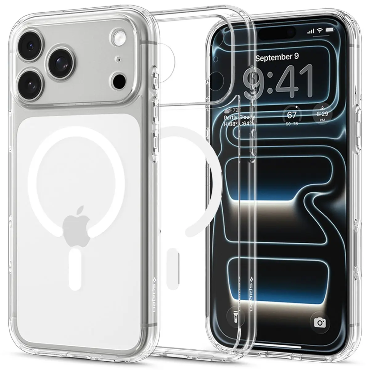 Case Ultra Hybrid MagSafe iPhone 17 Pro Max Clear White