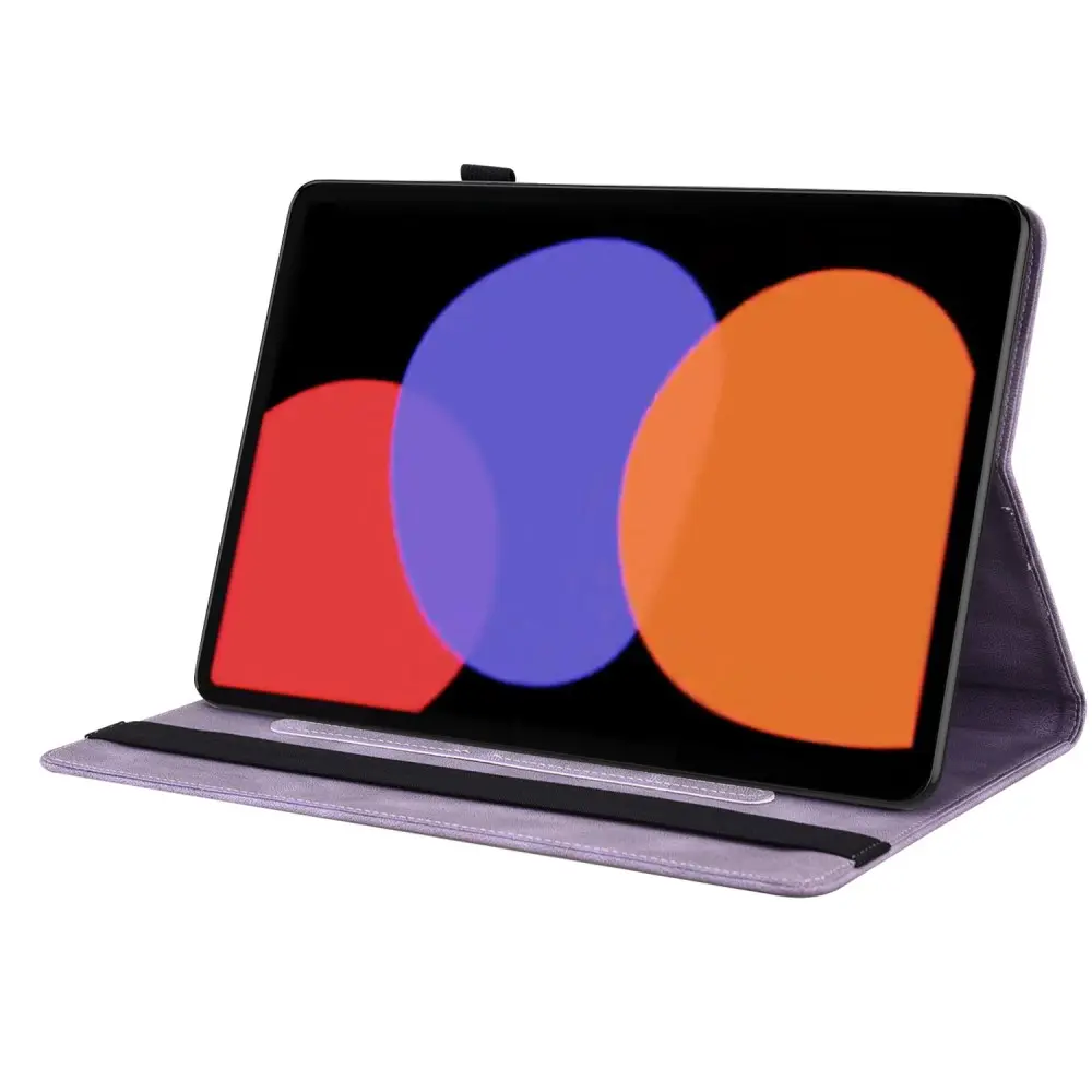 Läderfodral Fjärilar Xiaomi Pad 6 Pro Lila
