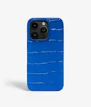 Cover iPhone 14 Pro Croco Blå