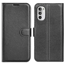 Motorola Moto G52/Moto G82 Yksinkertainen puhelinkotelo, Musta