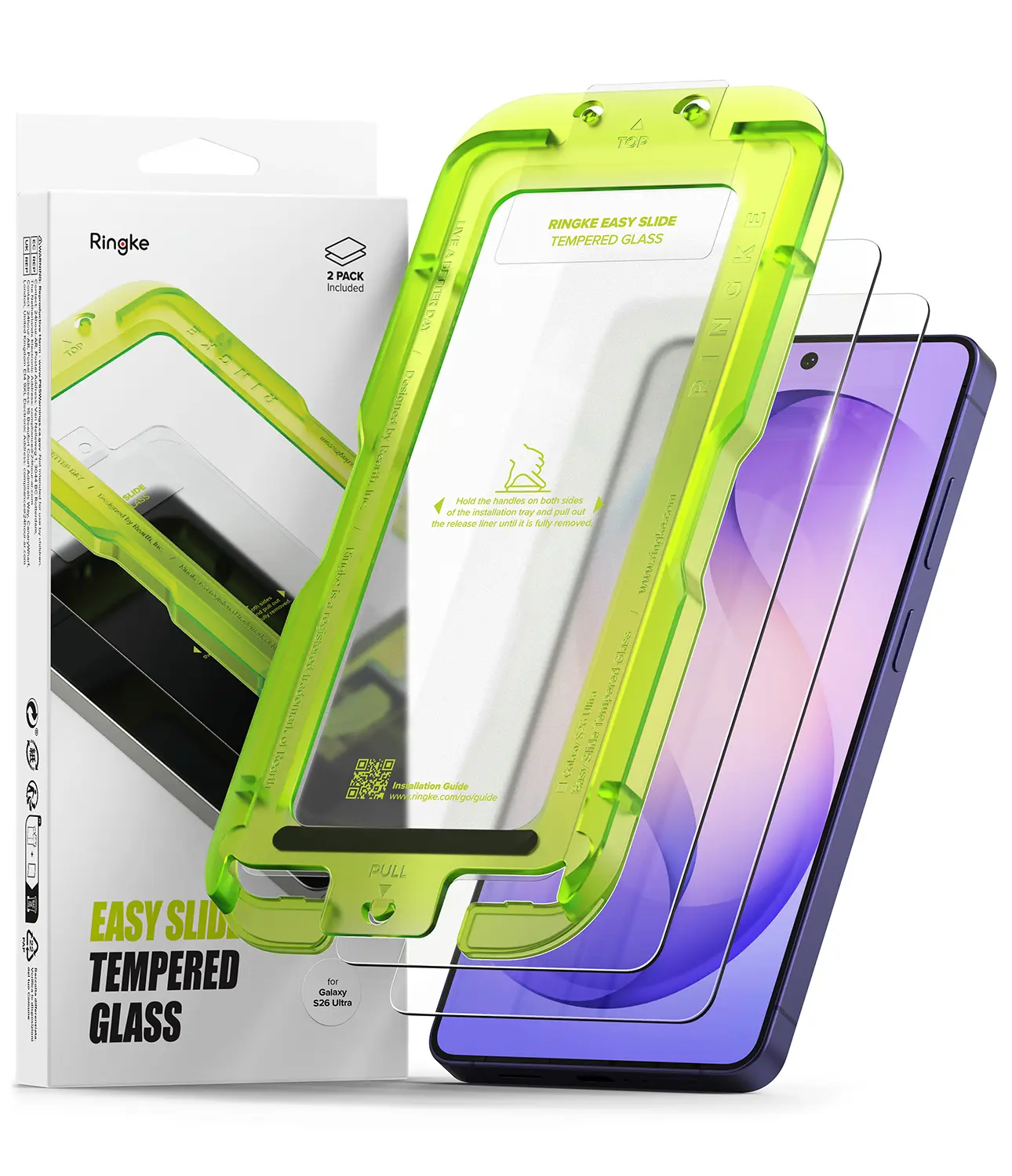 Easy Slide Glass (2-pack) Samsung Galaxy S26 Ultra