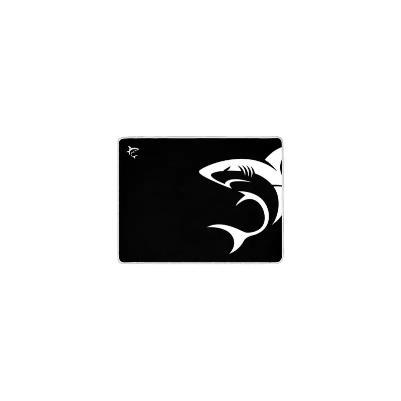 SHARK L Gamingmusmatta 400x300mm, Svart/vit