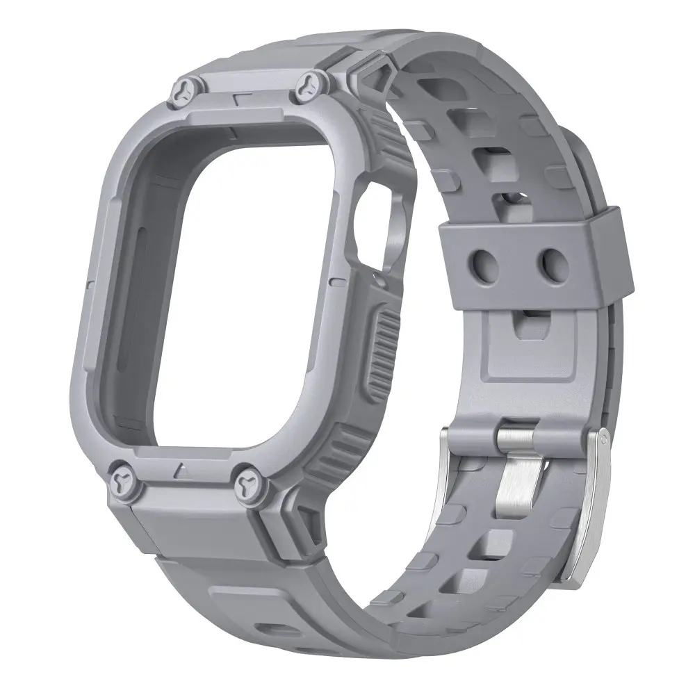 Apple Watch Ultra 2 49mm Adventure Skal + Armband grå