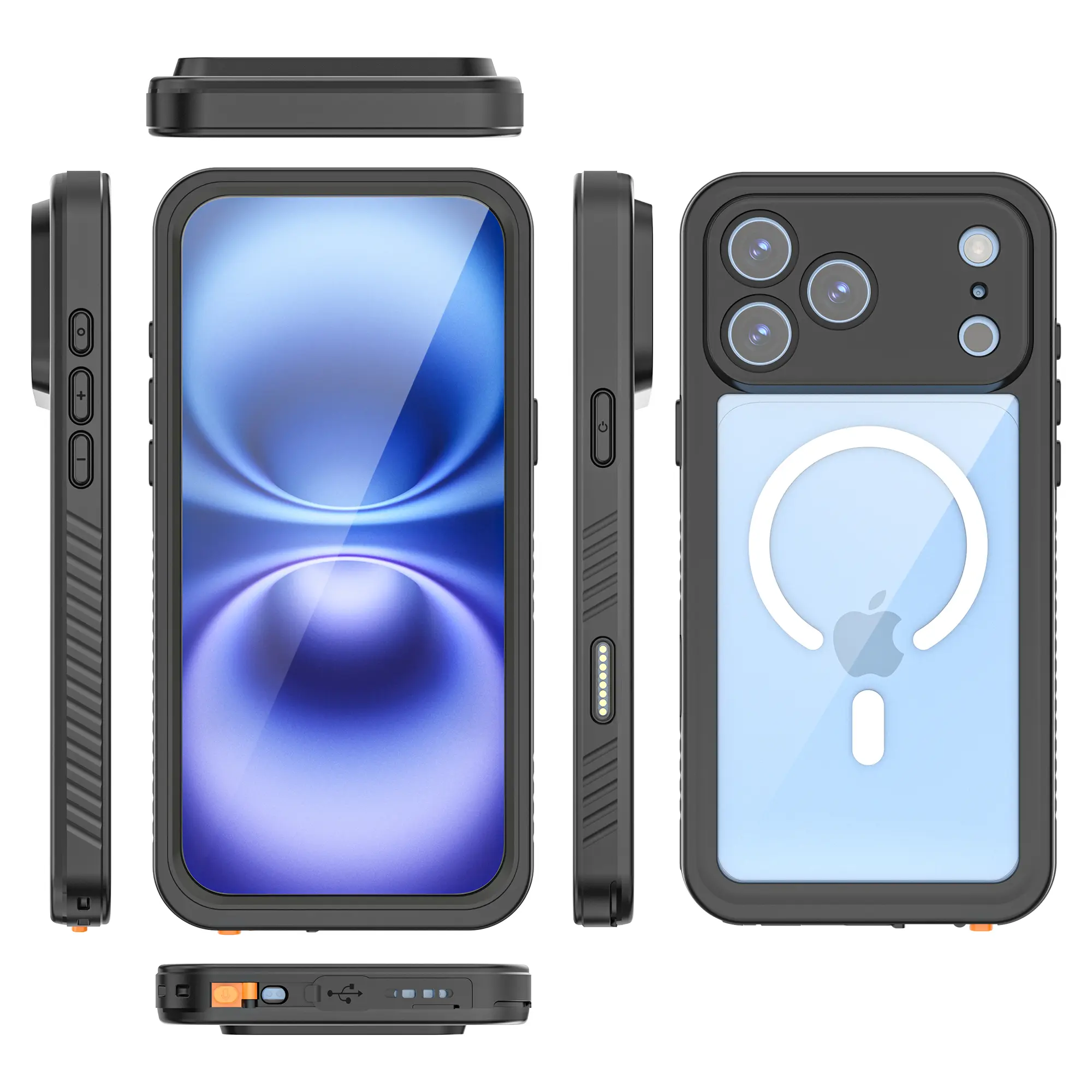 Vattentätt Skal iPhone 18 Pro Max transparent