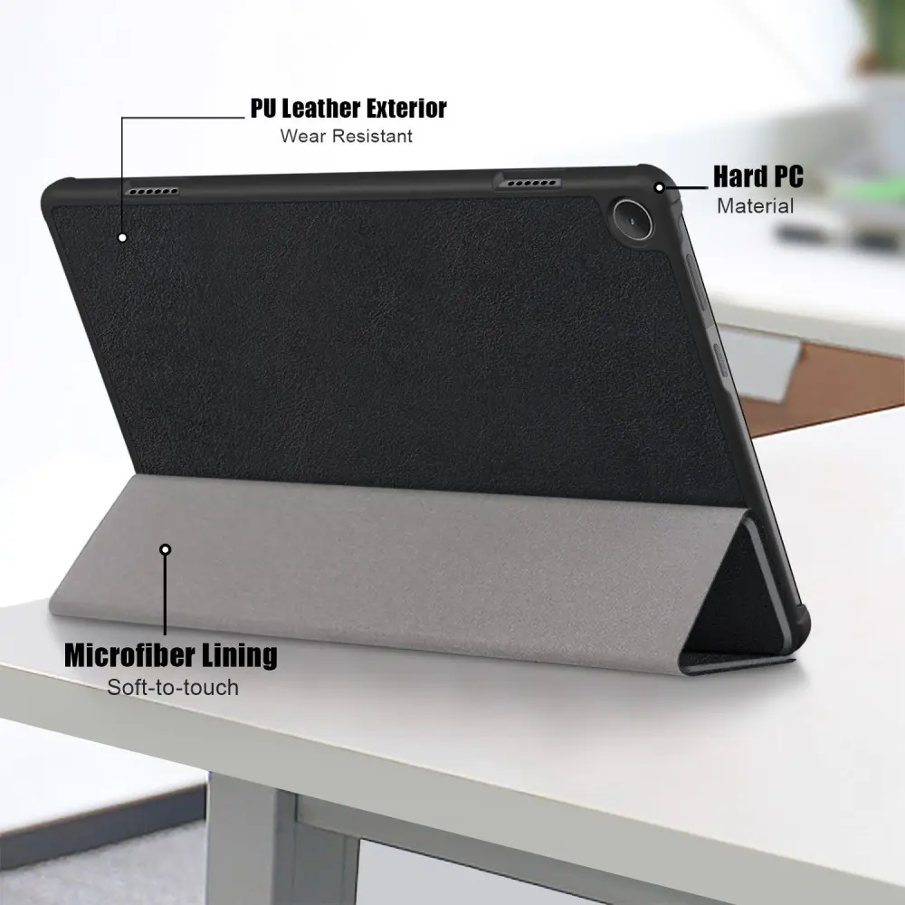 Fodral Tri-fold Lenovo Tab M10 (3rd Gen) Svart