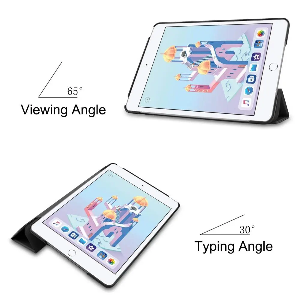Fodral Tri-fold Apple iPad Mini 5th Gen (2019) Svart