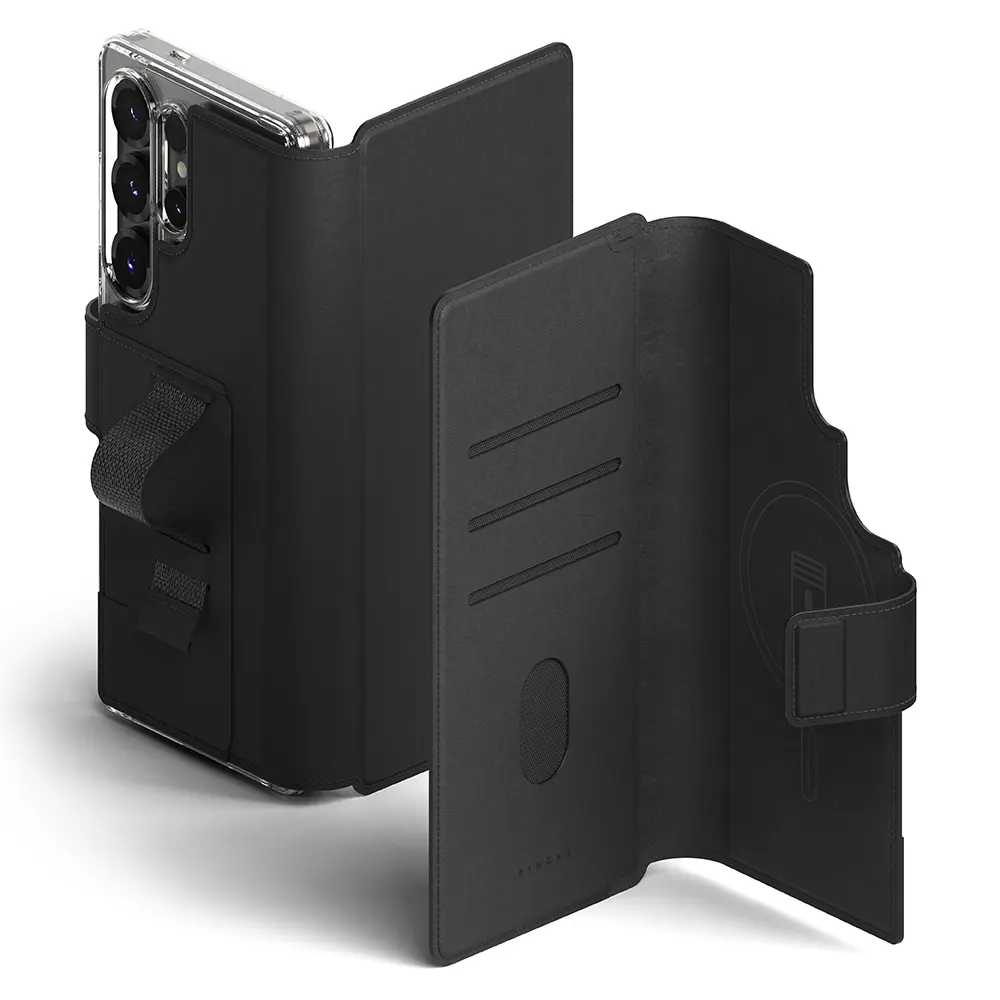Folio Grip Wallet Magnetic Samsung Galaxy S25 Ultra Black
