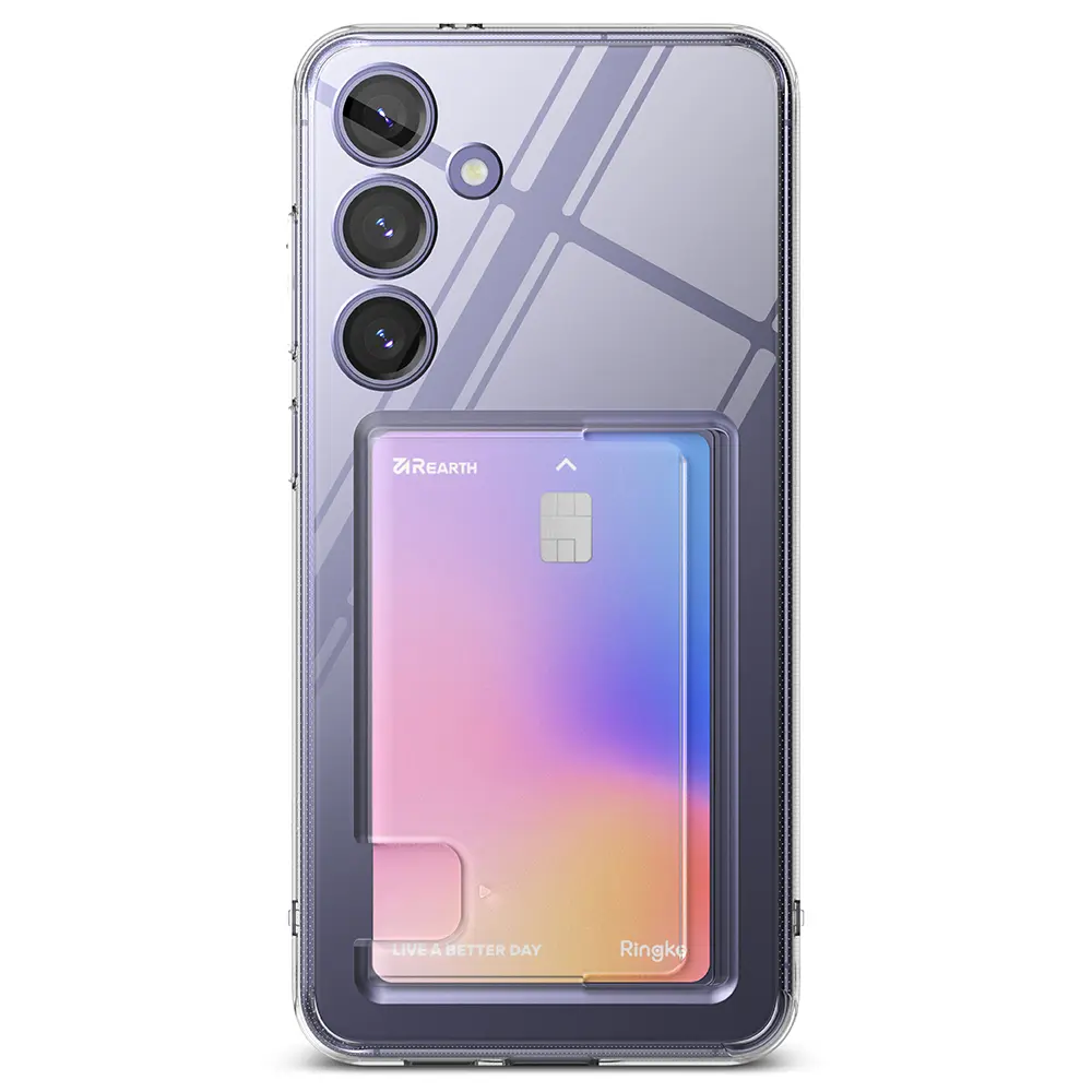 Fusion Card Case Samsung Galaxy S24 Genomskinlig