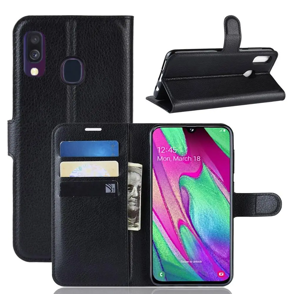 Mobiltaske Samsung Galaxy A40 Sort