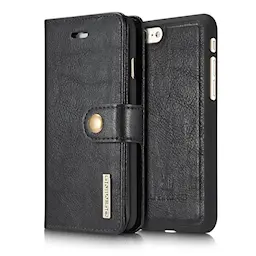 iPhone SE 2022 Lompakkokotelo irrotettavalla kuorella, Black