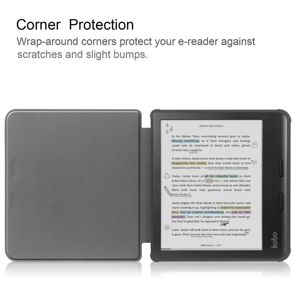 Fodral Kobo Libra Colour Svart