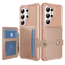 Tough Multi-slot Case Samsung Galaxy S26 Ultra Vaaleanpunainen