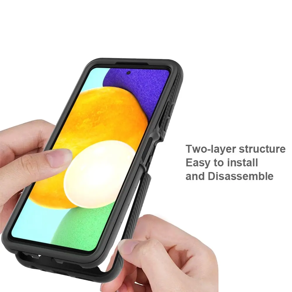 Full Protection Case Samsung Galaxy A22 5G Svart