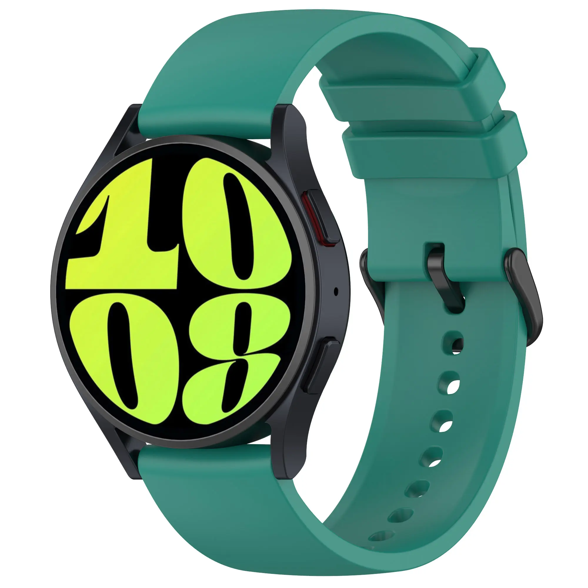 Silikonarmband Universal 22mm grön
