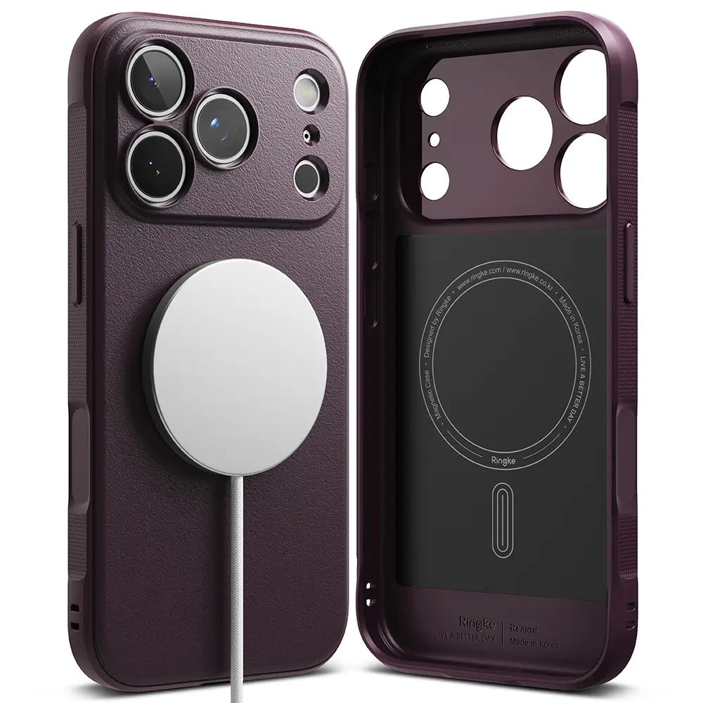 Onyx Magnetic Case iPhone 17 Pro Max Dark Cherry
