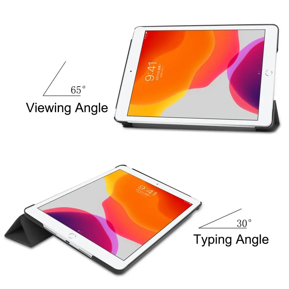 Fodral Tri-fold Apple iPad 10.2 9th Gen (2021) Svart