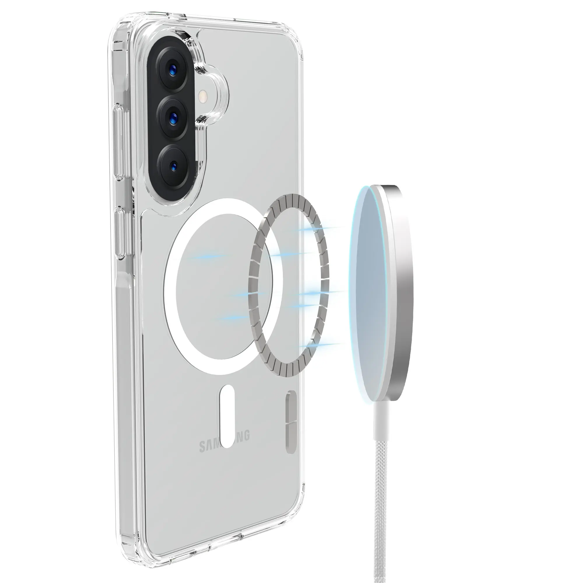 Hybridskal MagSafe Samsung Galaxy A57 Genomskinlig