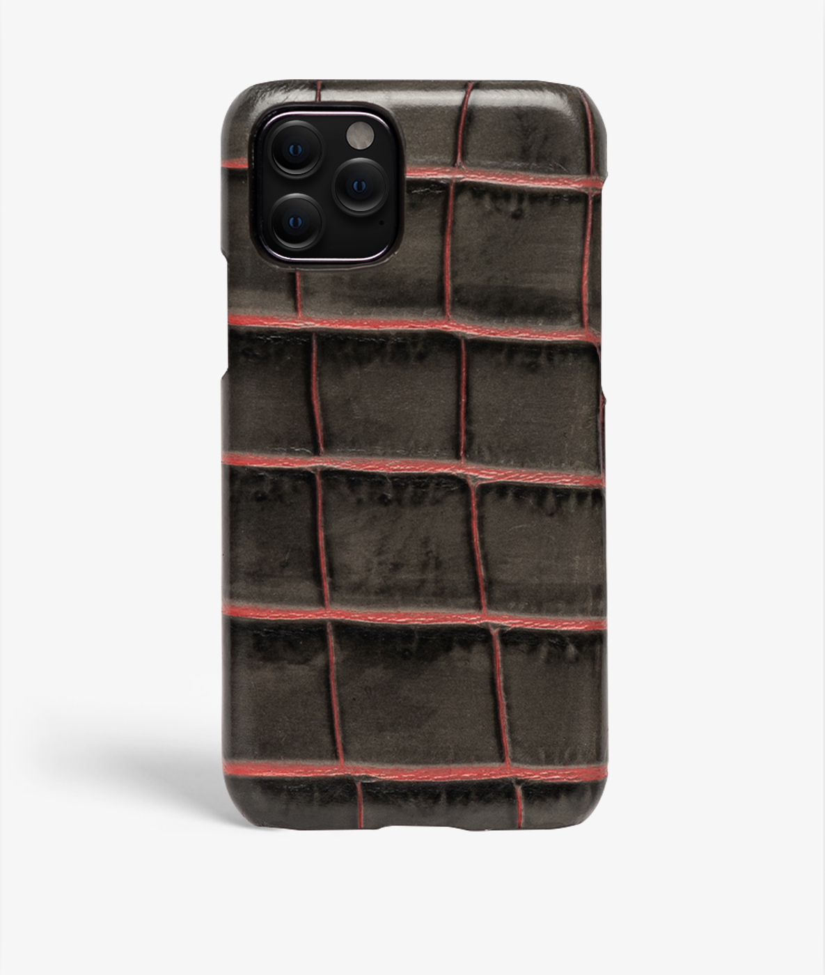 The Case Factory Deksel iPhone 11 Pro Croco Taupe/Pink