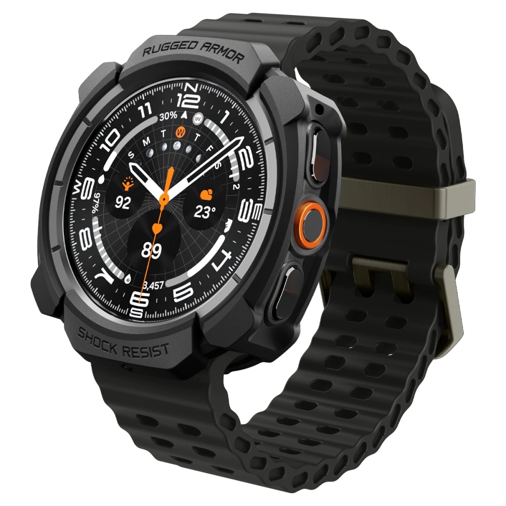 Samsung Galaxy Watch Ultra 2 (2026) Case Rugged Armor Black