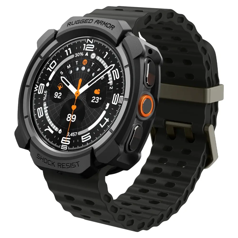 Samsung Galaxy Watch Ultra 2 (2026) Case Rugged Armor Black