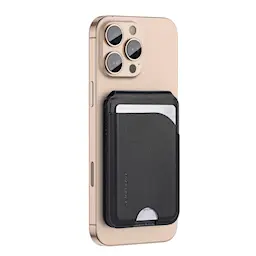 Magnetisk Lommebok og Stativ, Svart