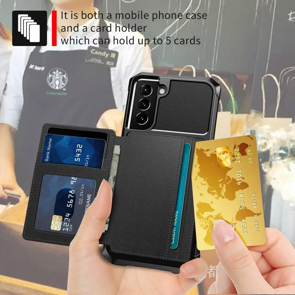 Tough Multi-slot Case Samsung Galaxy S21 Plus Svart