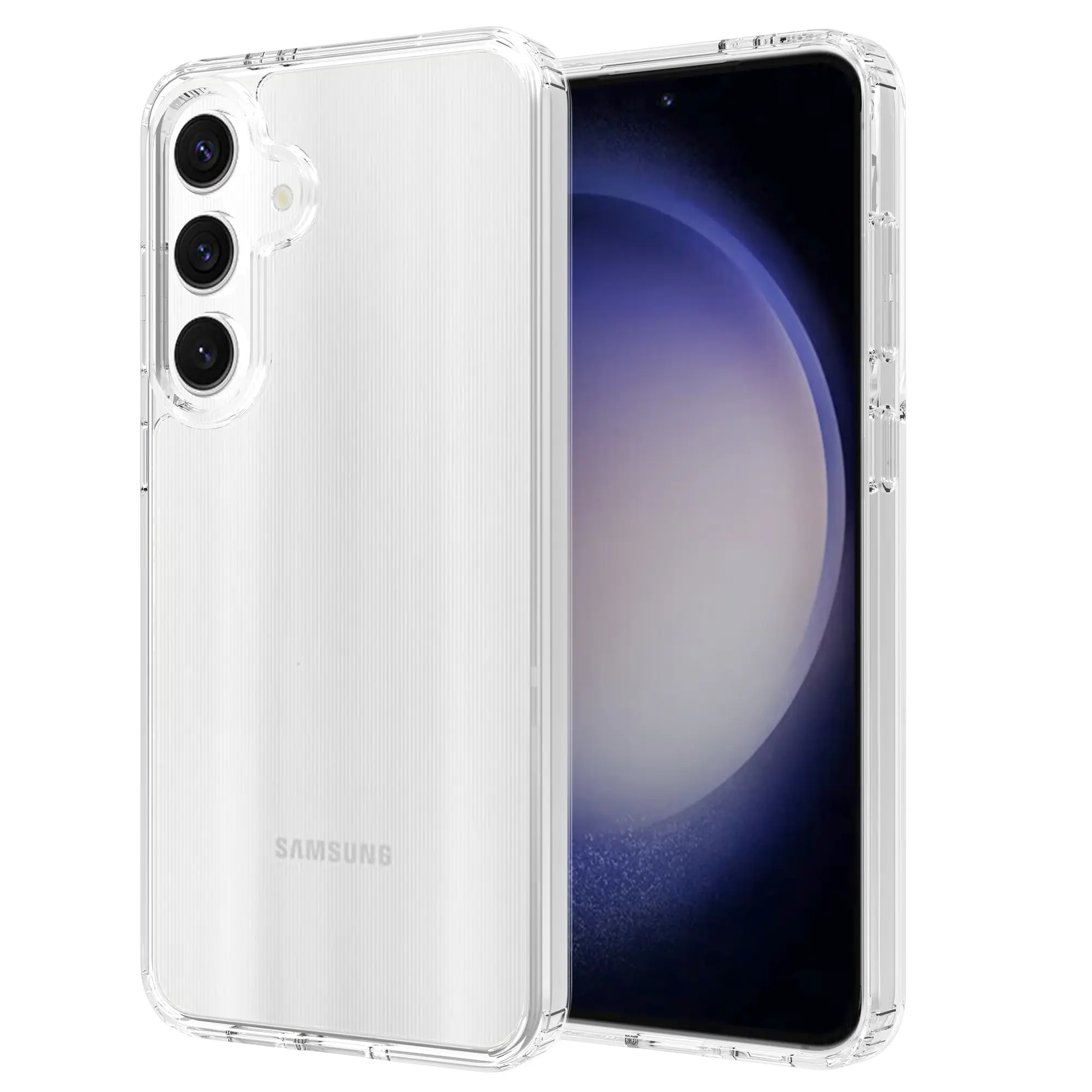 Hybridskal Samsung Galaxy S24 FE Genomskinlig