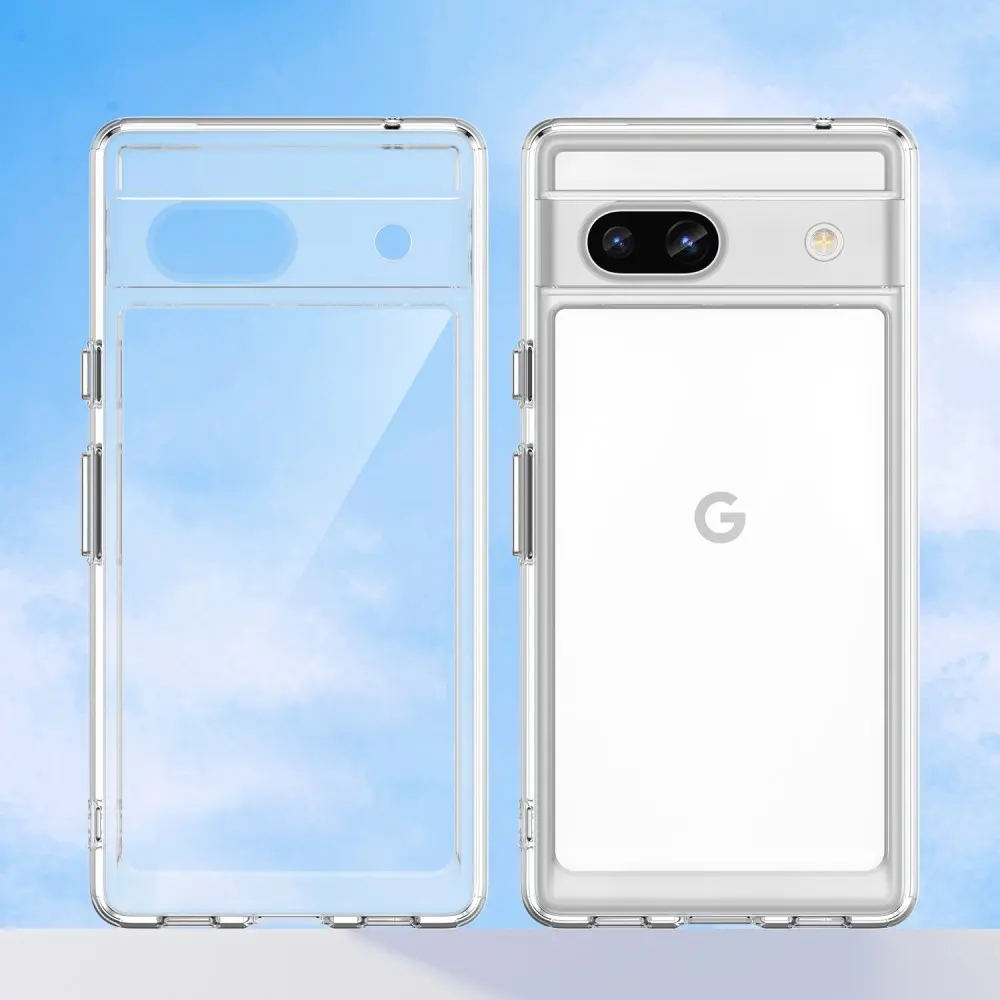 Hybridskal Google Pixel 7a Genomskinlig