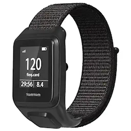  TomTom Runner 3 Armbånd i nylon, Sort