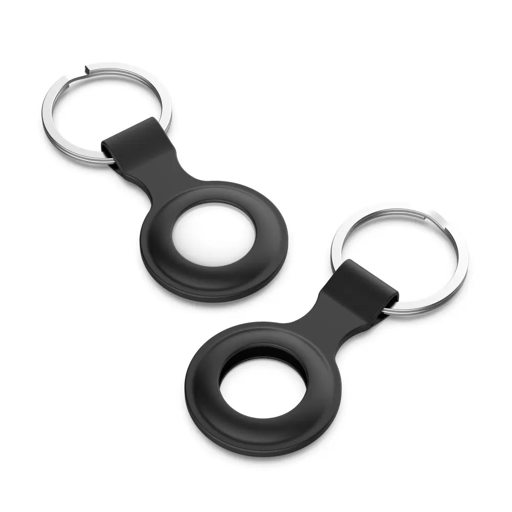 Nyckelring Silikon Apple AirTag Svart