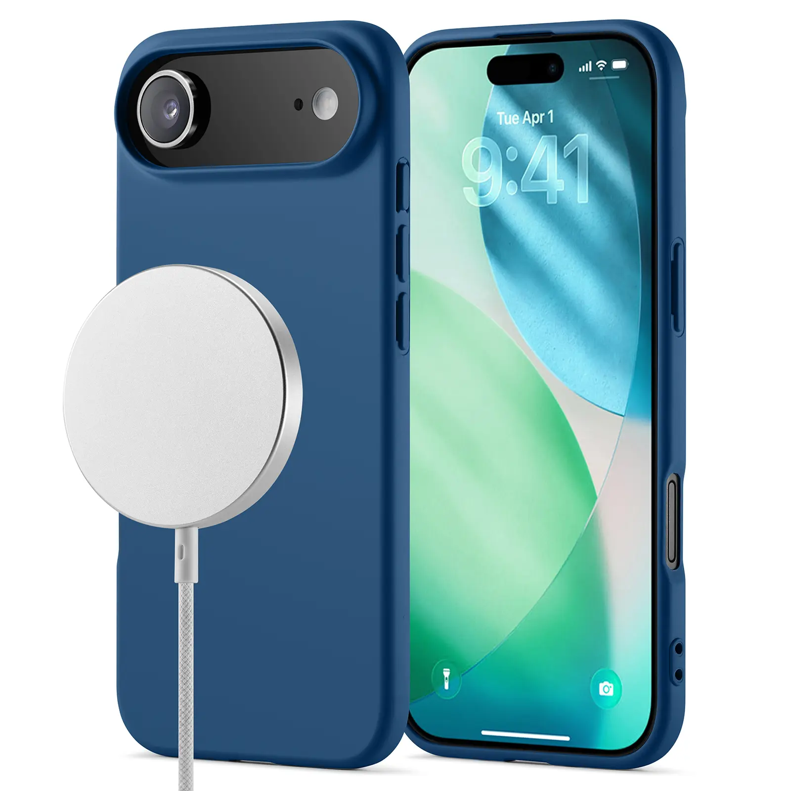 TPU Skal MagSafe iPhone Air Mörkblå
