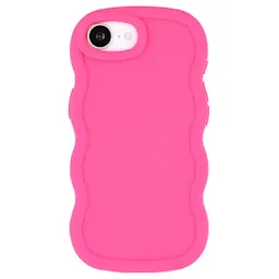Wavy Edge TPU Deksel iPhone 16e Rosa