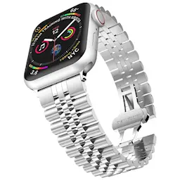 Stainless Steel Bracelet Apple Watch Series 4-6 44mm Sølv