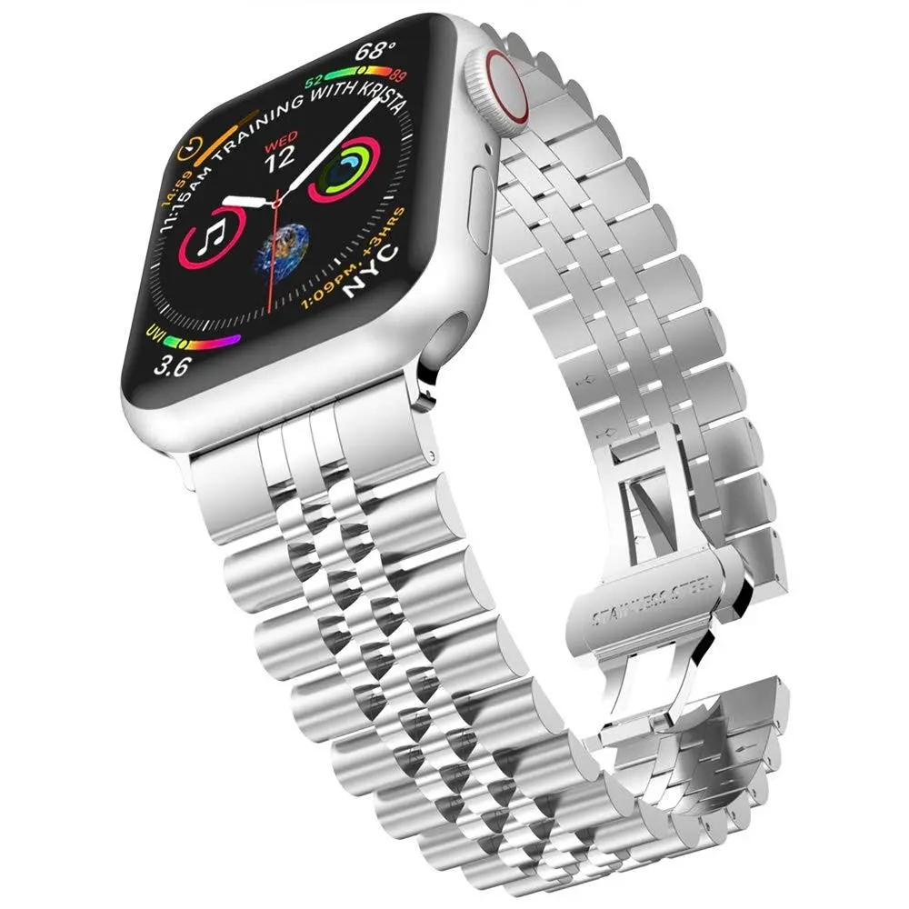 Stainless Steel Bracelet Apple Watch Series 1-3 38mm Sølv