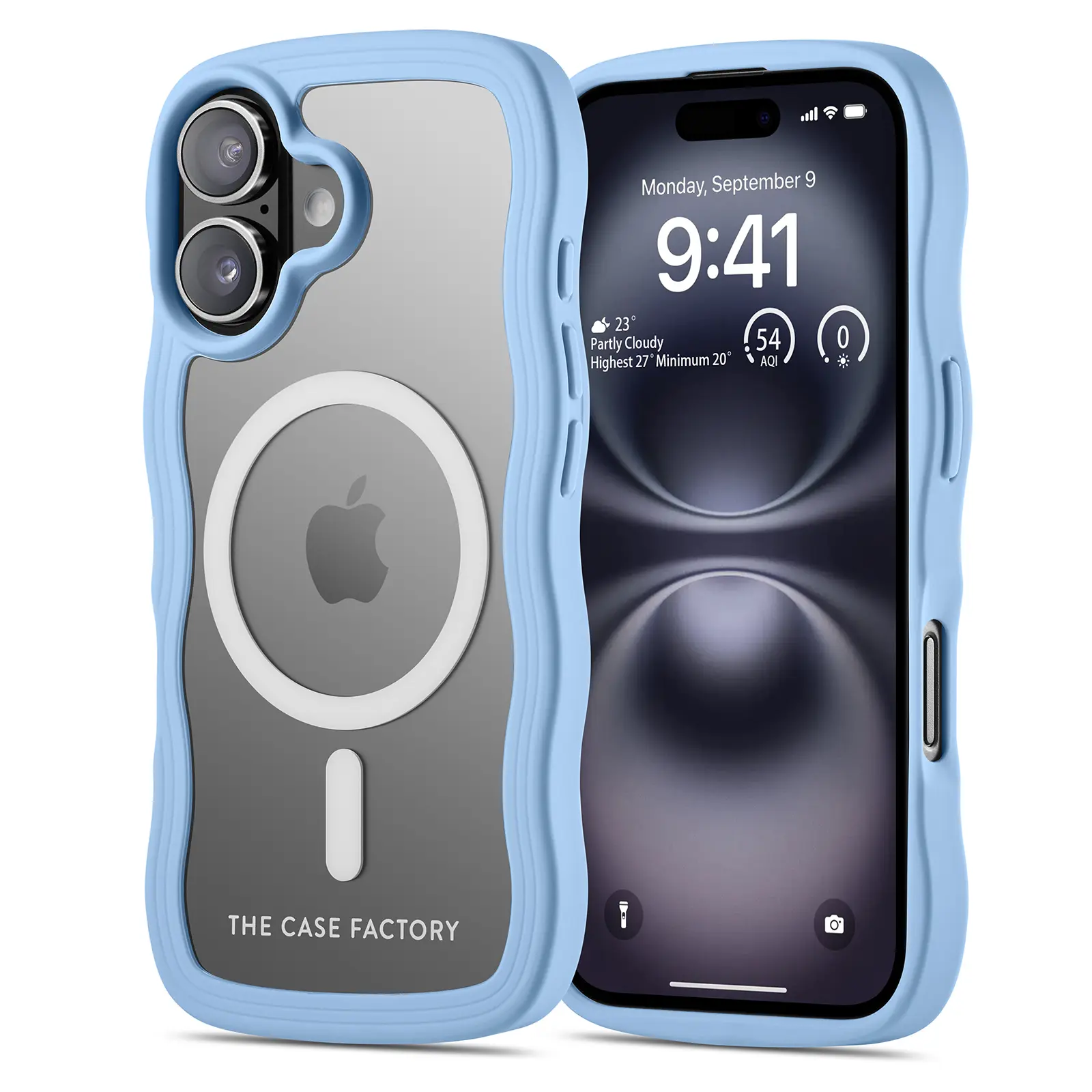 The Wave Mag Case iPhone 17 Blå