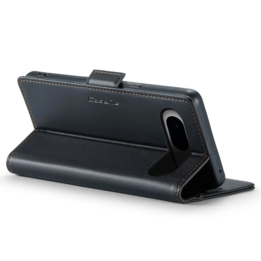 Slim Plånboksfodral RFID-skydd Google Pixel 8 Svart