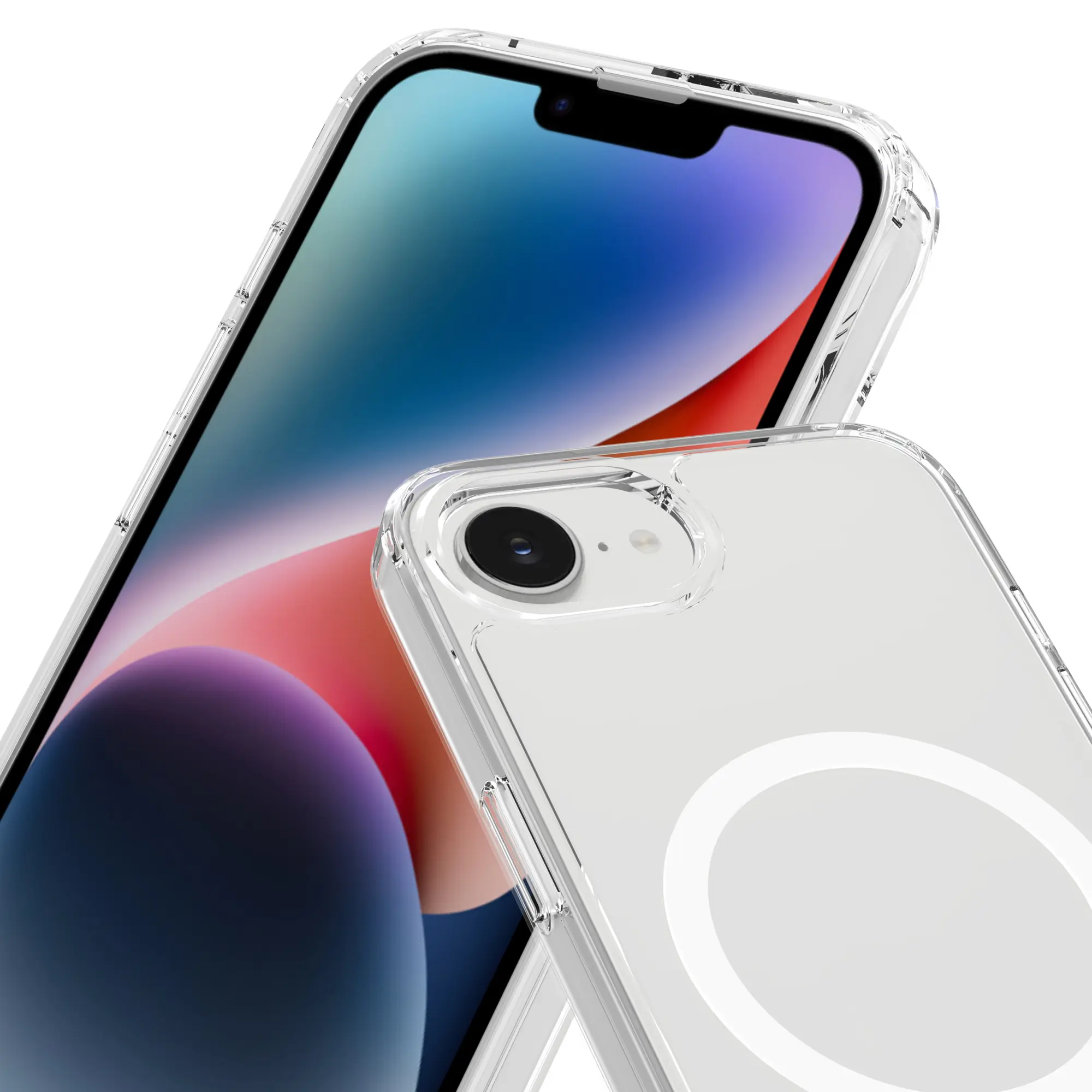 Hybridskal MagSafe iPhone 17e Genomskinlig