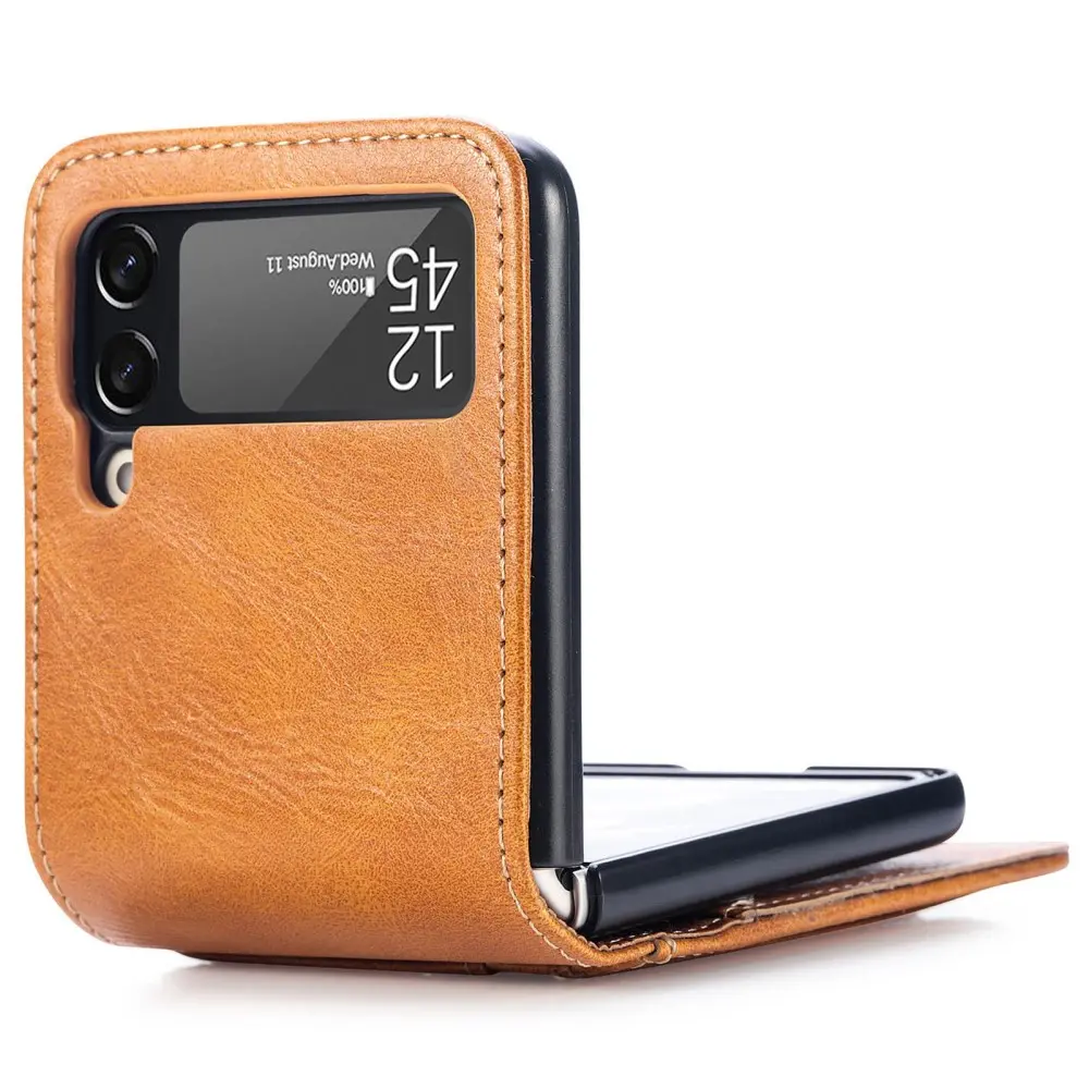 Mobilfodral Samsung Galaxy Z Flip 4 Brun