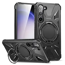 Hybridikuori Tech MagSafe Ring Samsung Galaxy S24 Plus musta