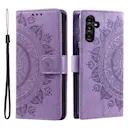 Lærveske Mandala Samsung Galaxy A16 lilla