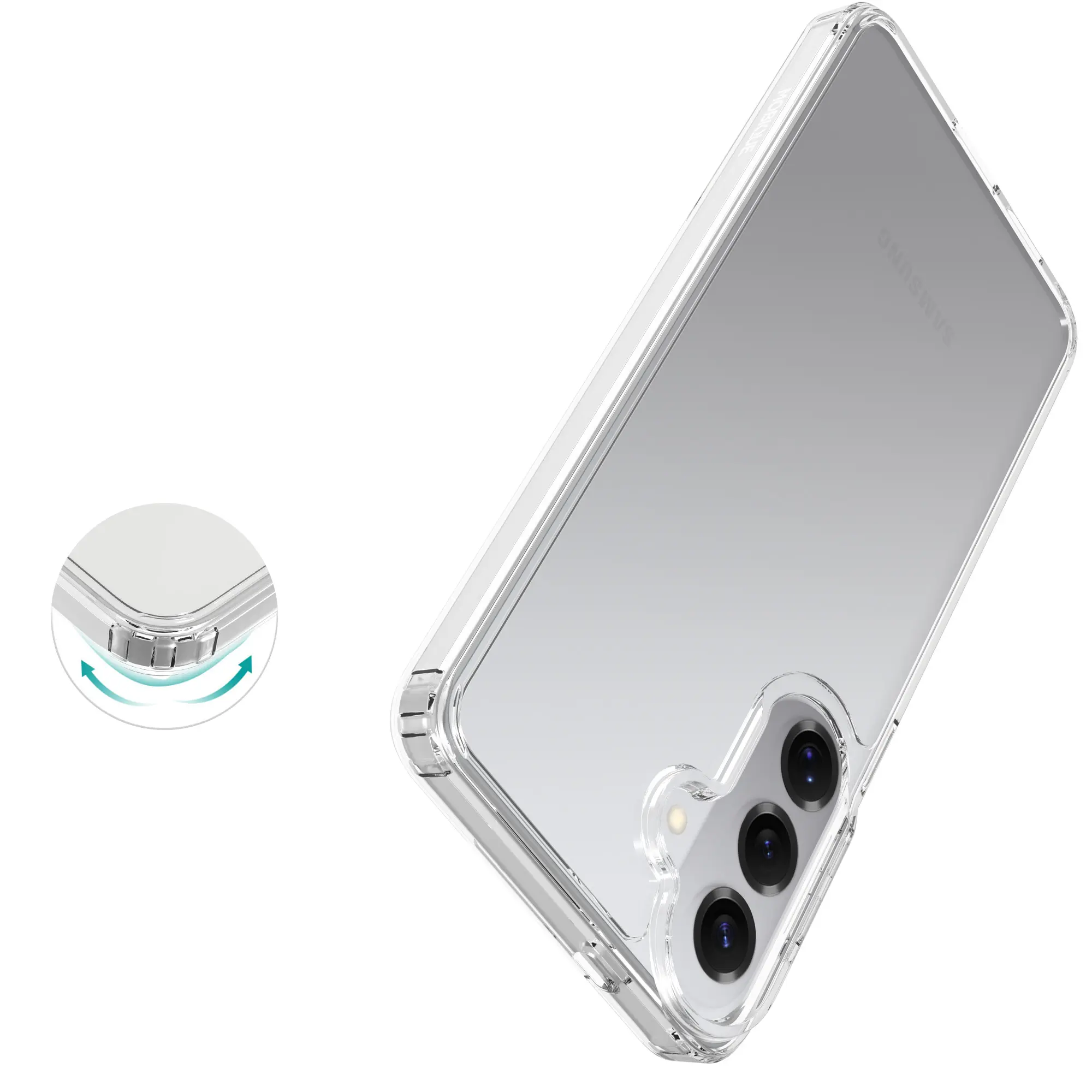 Hybridskal Samsung Galaxy S26 Genomskinlig