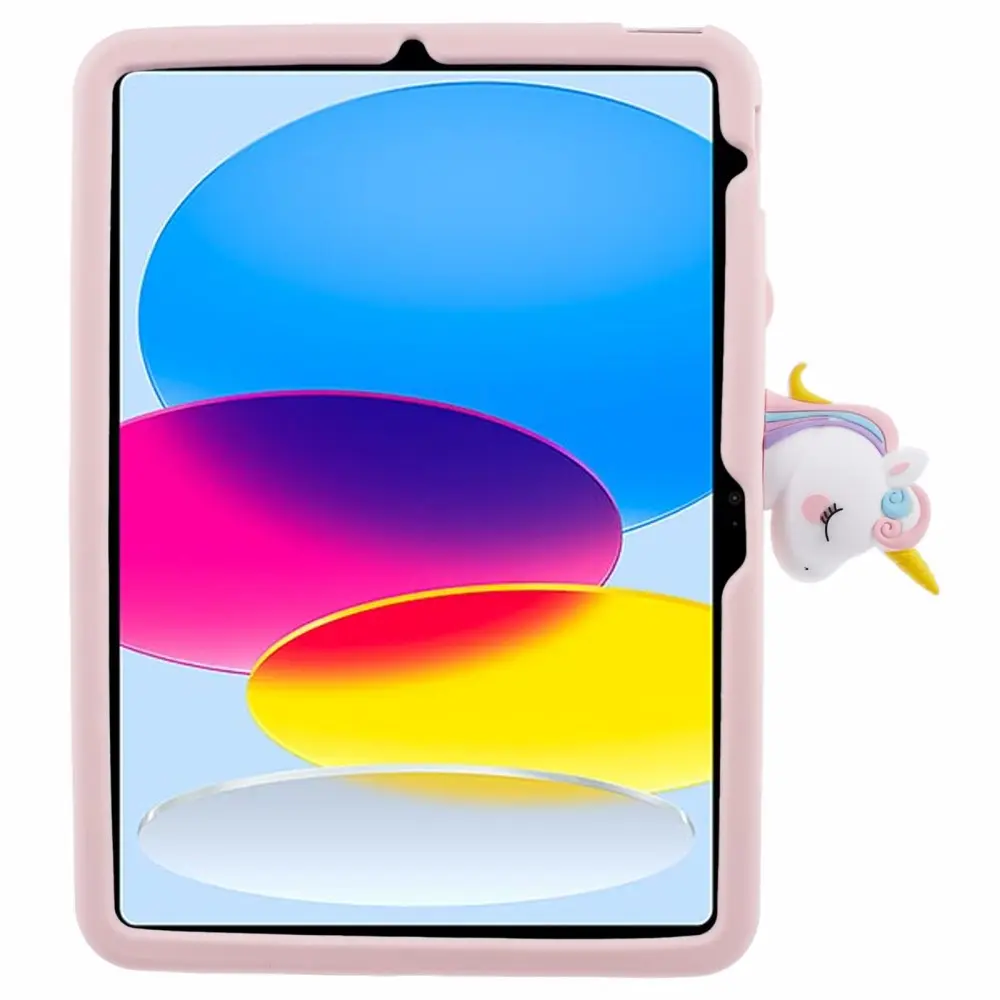 Skal Enhörning med ställ Apple iPad 11 11th Gen (2025) rosa