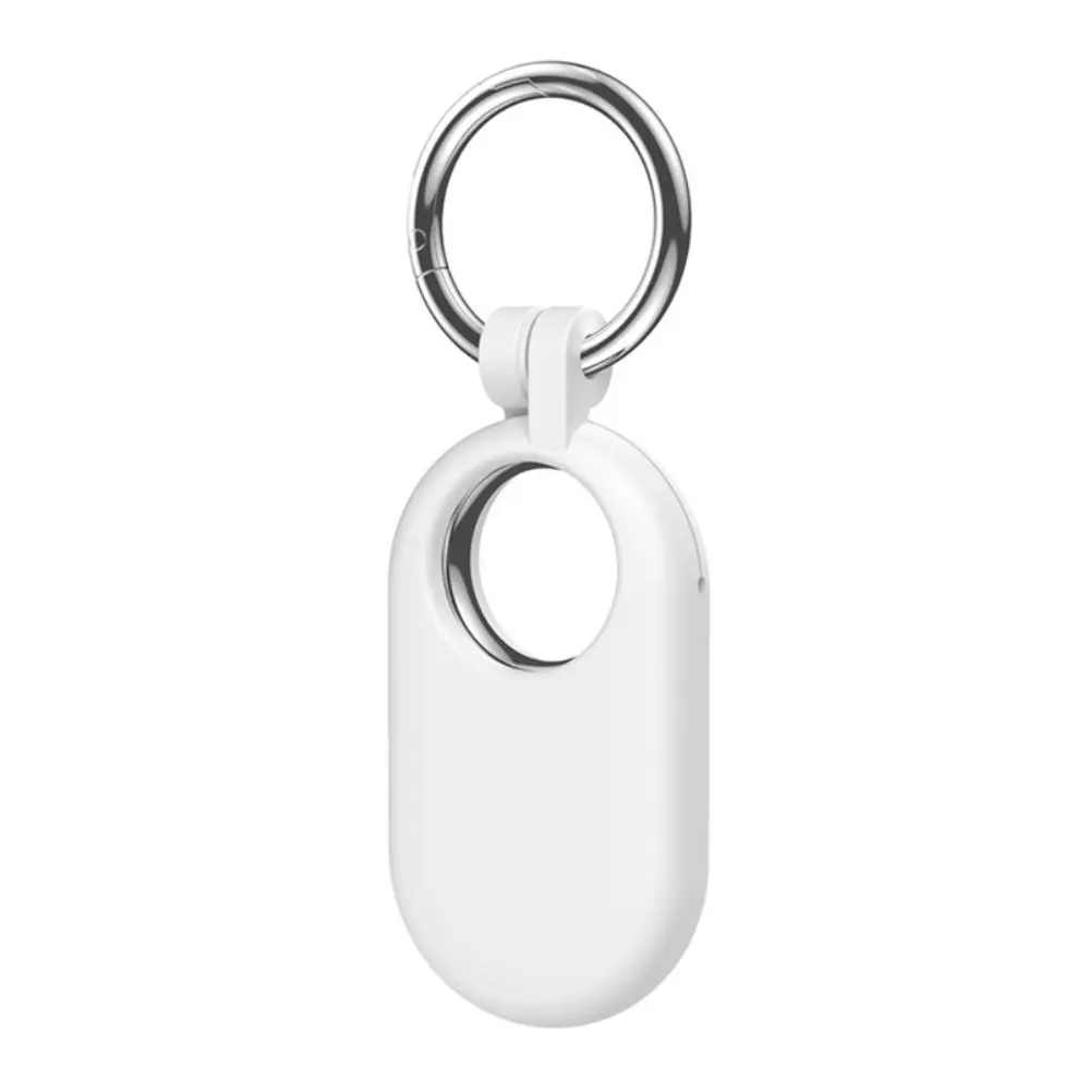 Silikone nøglering til Samsung Galaxy SmartTag 2 Hvid
