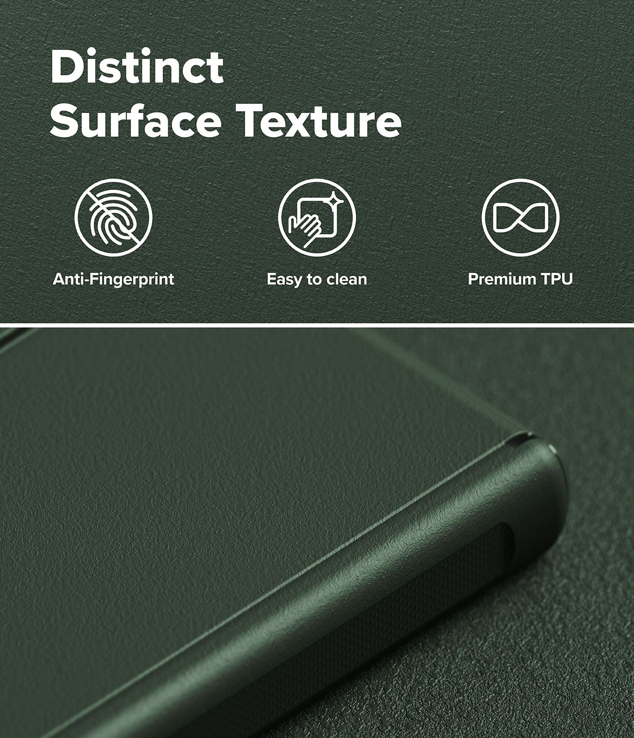 Onyx Flap Case Samsung Galaxy Z Fold 8 Dark Green