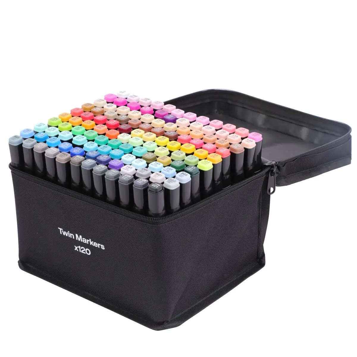 120-pack Twin Markers - Dubbelsidiga tuschpennor