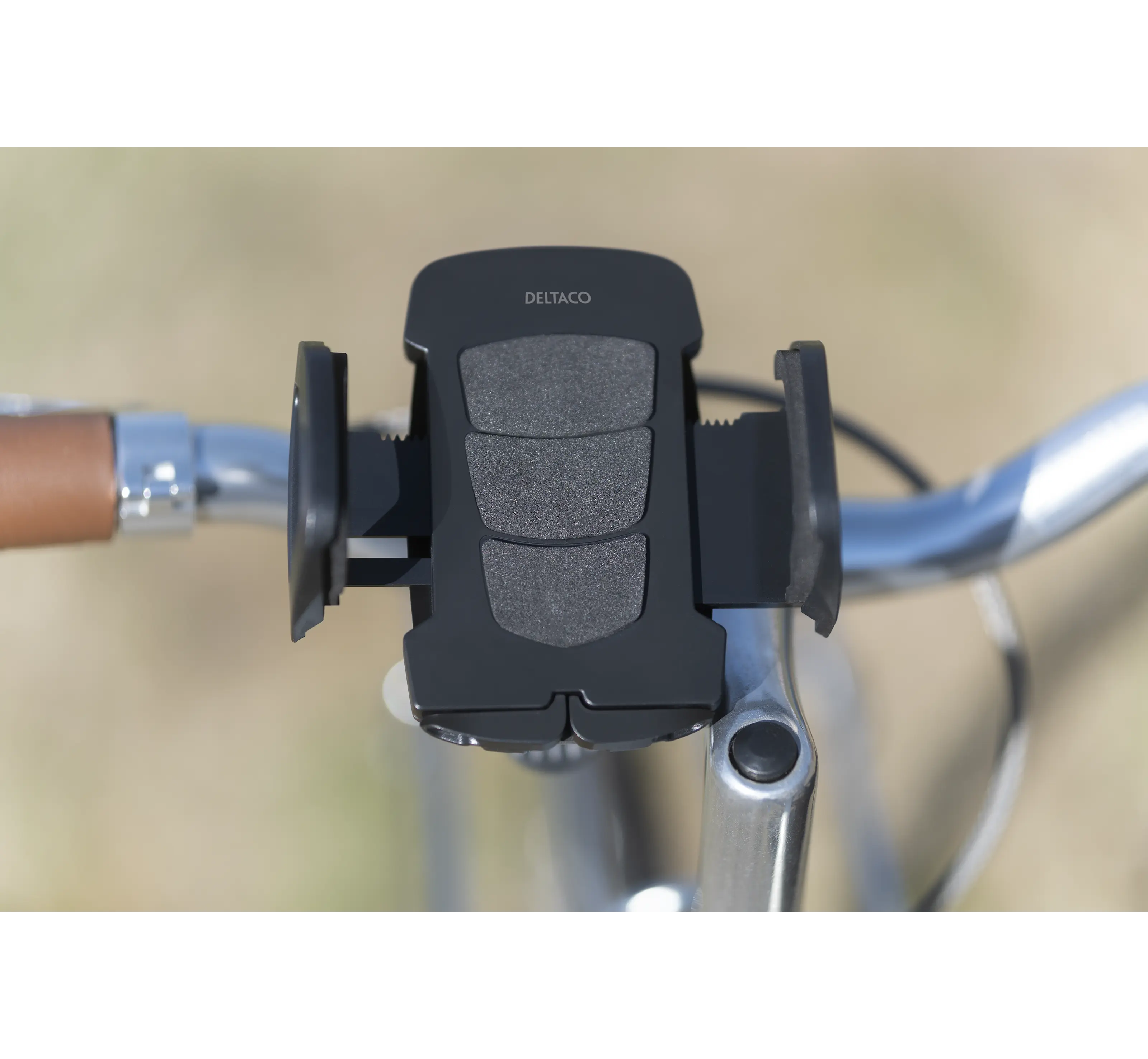 Roterbar mobilhållare för cykel Svart