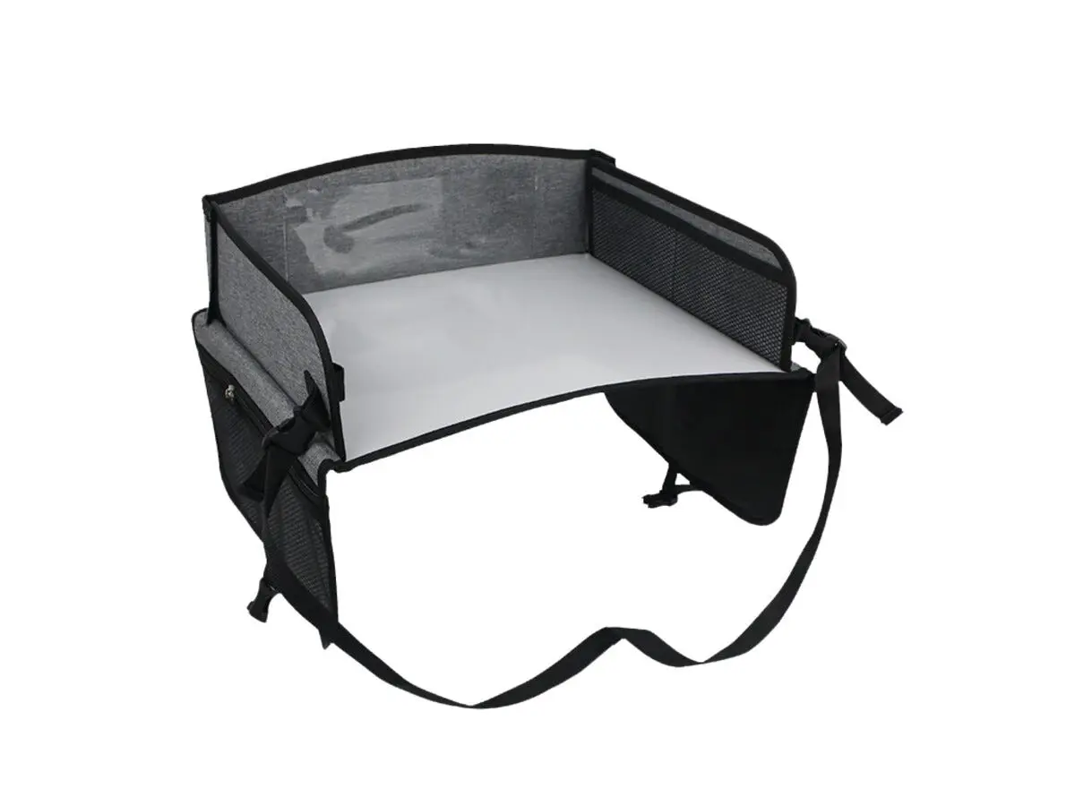 Bilresebrett og lekebord for barn 41.5 x 36 x 10.5 cm, Mørk grå