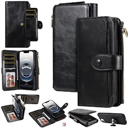 Magnet Leather Multi-Wallet iPhone 17e msuta
