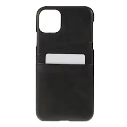 iPhone 11 Snyggt skal med 2 kortfack, Svart