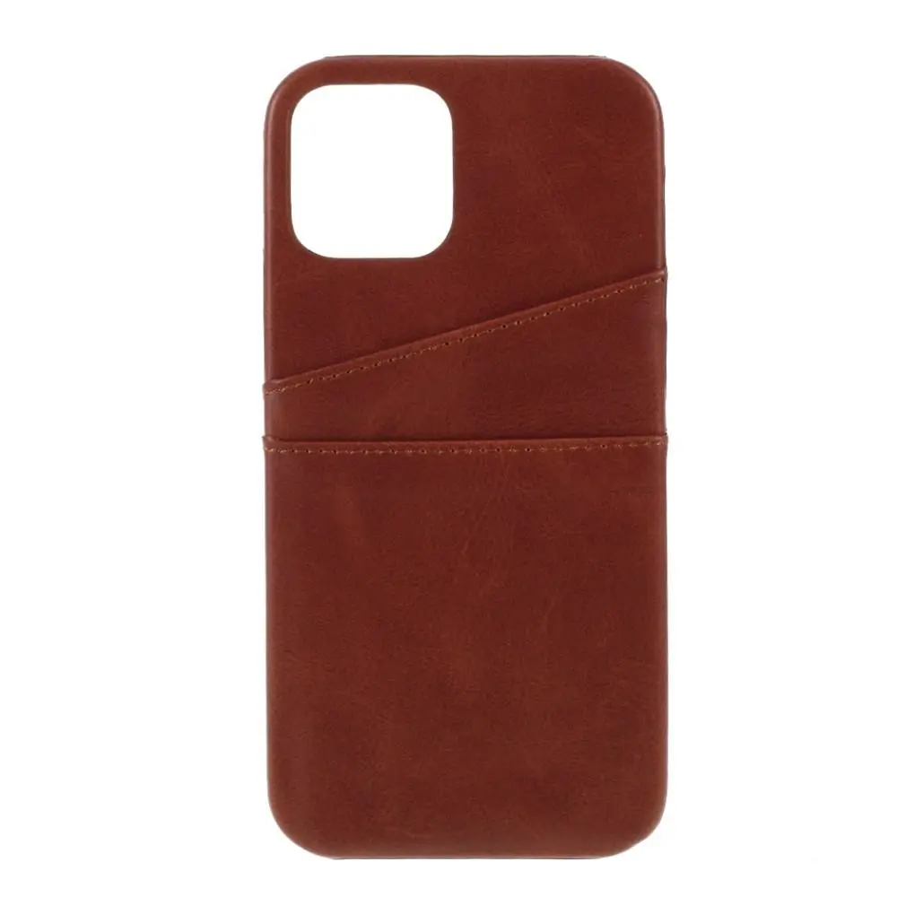 Card Slots Case iPhone 12/iPhone 12 Pro Brun